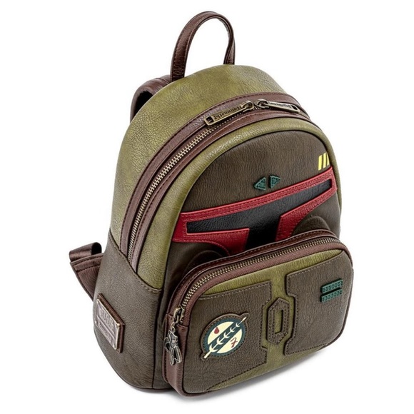 Loungefly Disney Star Wars Boba Fett Cosplay Mini Backpack NWT LIMITED EDITION - Picture 2 of 15